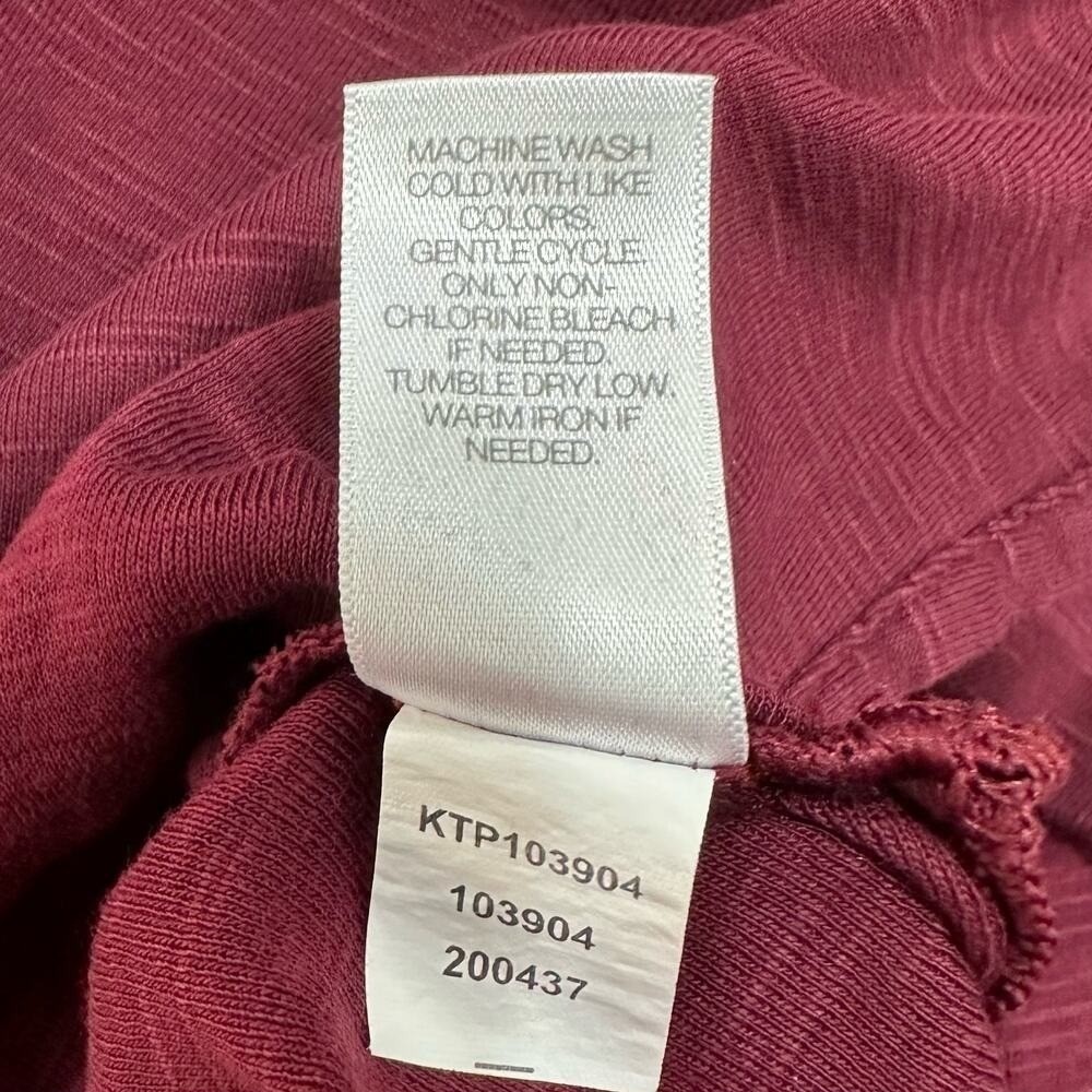 J. Jill Pima Cowl Neck Tunic Burgundy Womens Plus‎ Size 3X Lagenlook Pullover - Picture 7 of 7